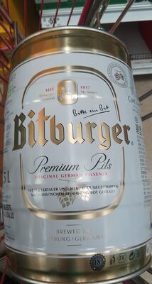 PIVO BITBURGER 5L SVIJETLO BAČVA -2/1-
