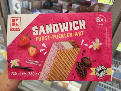 KLC.Sladoled Sandwich 8x90ml