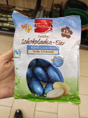 COKOLADNA JAJA BELA KOKOS 150G FAVORINA