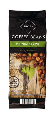 500G RIOBA ESPRESSO ZRNO BRAZI-STAND.-VAR.