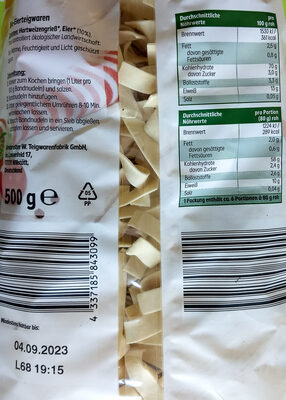 KBio.Tagliatelle 500 g