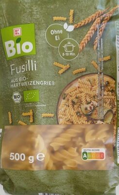 KBio.Fusilli tjestenina 500 g
