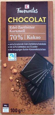 KFav.Čokolada tamna sa karamelom 100 g