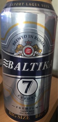 Baltika 7 svetlo pivo limenka 900 ml