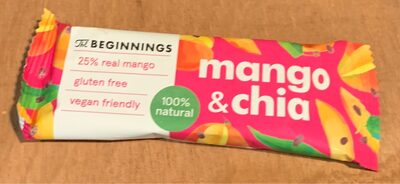 PLOČICA MANGO CHIA 40 G BEGINNINGS