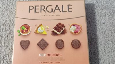 PRALINE ASSORTED MLIJECNA COK.DESSERTS 113 G PERGALE