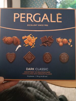 PRALINE ASSORTED DARK CHOCOLATE 343 G PERGALE