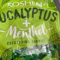 Bombone mentol tvrde eucaliptus 200g Roshen 12