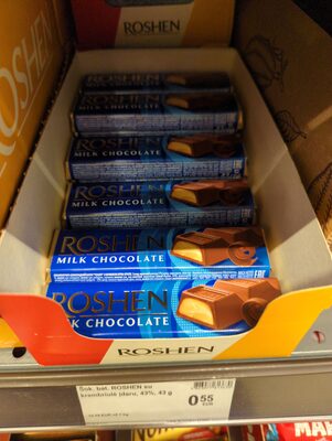 ROSHEN ČOKOLADICA S PUNJENJEM OD CREME BRULLE 43G