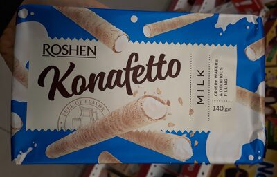 VAFEL ROLICE MLIJEČNA KREMA 140g ROSHEN