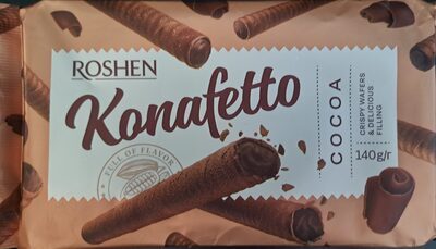 VAFEL ROLICA KAKAO 140 G KONAFETTO