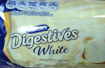 KEKS DIGESTIVE BIJELA ČOKOLADA 232g