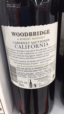 *CABERNET SAUVIGNON WOODBRIDGE 0.75L ZP SUHO -6/1-