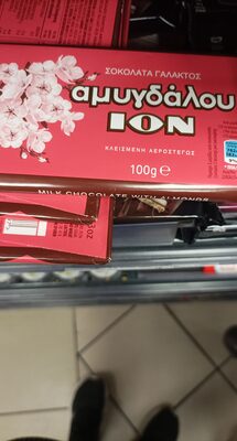 ČOKOLADA MLEČNA SA BADEMOM 100GR ION