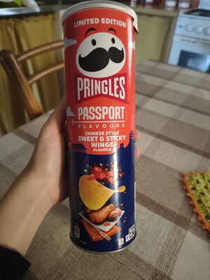 PRINGLES CIPS SWEET STICKY WINGS 165 G