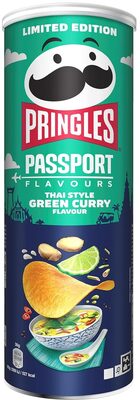 PRINGLES CIPS THAI STYLE GREEN CURRY 165 G