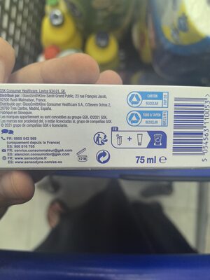 SENSODYNE PASTA 75ML EXTRA FRESH