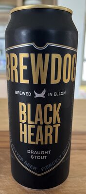 *PIVO BREWDOG 0.44L BLACK HEART -10/1- DRAUGHT STOUT LIM