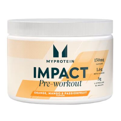 Myprotein Impact Pre-Workout, naranča, mango i marakuja, 150