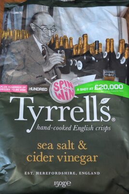 ČIPS SLANI SA UKUSOM SIRĆETA 150GR TYRRELLS