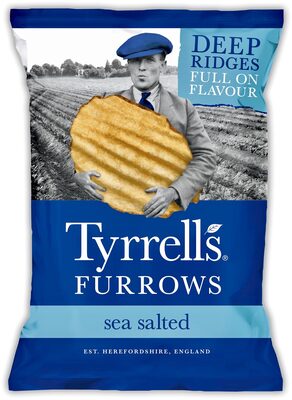 ČIPS REBRASTI MORSKA SO 150GR TYRRELLS