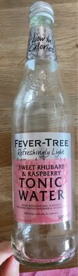 N-*TONIC WATER FEVER TREE 0.5L RASPBERRY i RHUBARB LIGHT