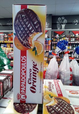MASNI BISKVIT SA ŽELEOM UKUSA POMORANDŽE 55% PRELIVEN COKOLADOM 17% 150G PAPADOPOULOS