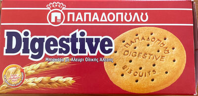 KEKS DIGESTIV 250G PAPADOPOULOS