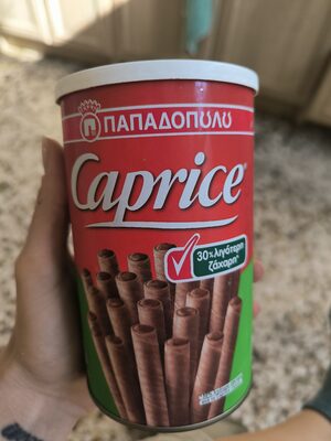 VAFEL CAPRICE SA 30% MANJE SECERA 250G PAPADOPOULOS