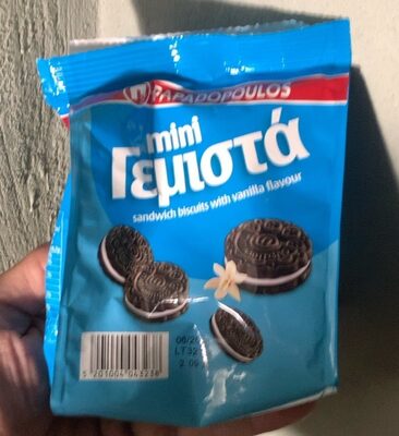 KEKS PUNJEN SA 30% KREMOM OD VANILE 90G PAPADOPOULOS
