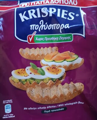 DVOPEK SA PŠENIČNIM I INTEGRALNIM BRAŠNOM I VIŠE VRSTA SEMENKI 200G KRISPIES PAPADOPOULOS