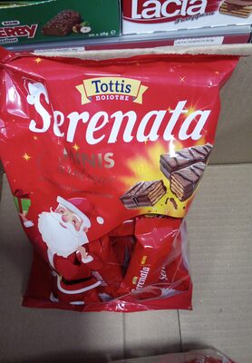 NAPOLITANKA PRELIVENA MLEČNOM ČOKOLADOM 180GR MINI WAFERS SERENATA
