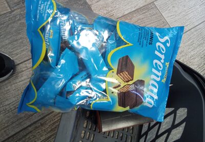 NAPOLITANKA PRELIVENA TAMNOM ČOKOLADOM 180GR MINI WAFERS DARK SERENATA