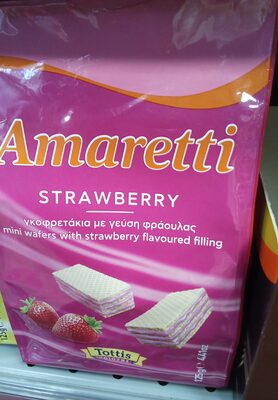 NAPOLITANKE SA KREMOM OD JAGODE 125G AMARETTI