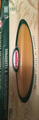 TESTENINA OSUŠENA OD ORGANSKE KRUPICE DURUM PŠENICE SPAGHETTI 6 ORGANIC 500GR HELIOS