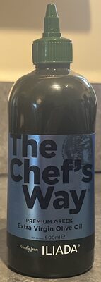 EKSTRA DEVIČANSKO MASLINOVO ULJE PREMIUM 500ML ILIADA THE CHEF'S WAY