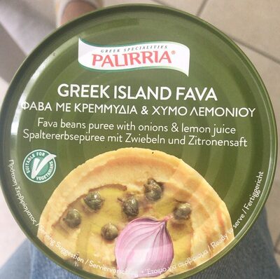 PASULJ FAVA KUVANI SA CRNIM LUKOM U LIMUNOVOM SOSU 280GR PALIRRIA