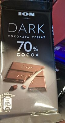 ČOKOLADA TAMNA KAKAO 70% 90GR ION