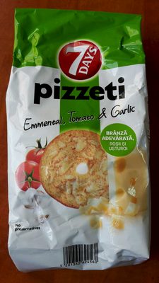 BAKE ROLLS PIZZETI TOMATO&GARLIC 80g