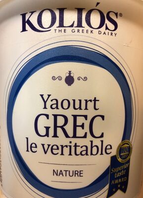 Kolios Grčki jogurt natural 10%m.m. 1kg