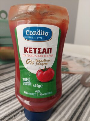 KEČAP BEZ DODATOG ŠEĆERA 470G CONDITO