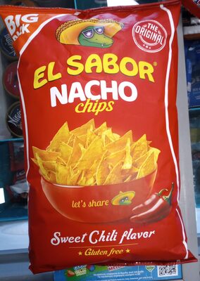 NACHO CHIPS CHILI 180g