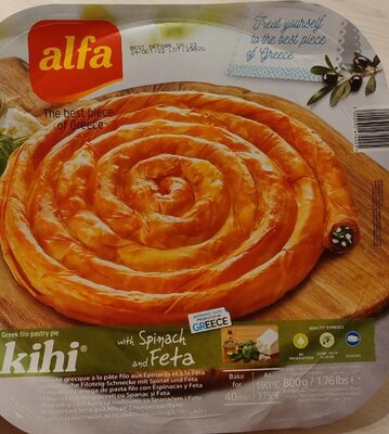SMRZNUTA KIHI PITA SA SPANAĆEM I FETA SIROM 800G