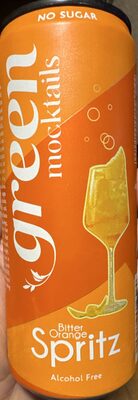 GREEN MOCKTAILS BITTER ORANGE SPRITZ 330ML
