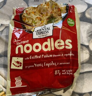 INSTANT NUDLE GRILLED PRAWNS 87G ORIENTAL EXPRESS