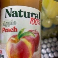 NATURAL peach and apple 100%, 200ml