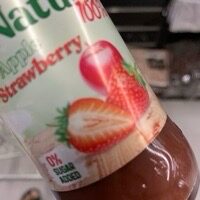 NATURAL strawberry and apple 100%, 200ml