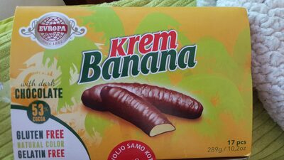 KREM BANANA 289 g (17x17 g)