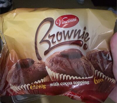 BISKVIT BROWNIE COCOA 240g VINCINI