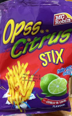 OPSS CHIPS CITRUS CHILLI AND LIME 30g